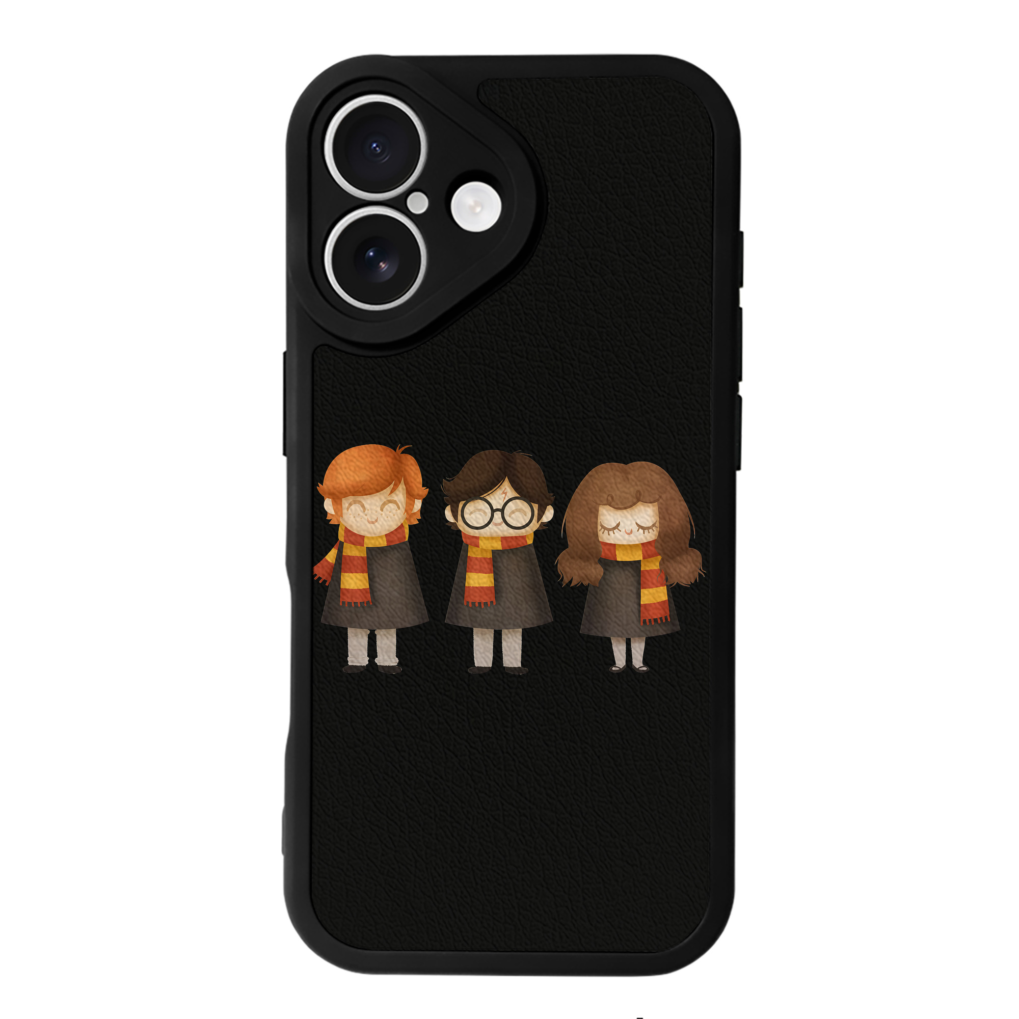 （画像用） Harry Potter ハリー・ポッターシリーズ 【iPhone 16シリーズ対応】シリコンスマホケース（レザー調） 材質：シリコン